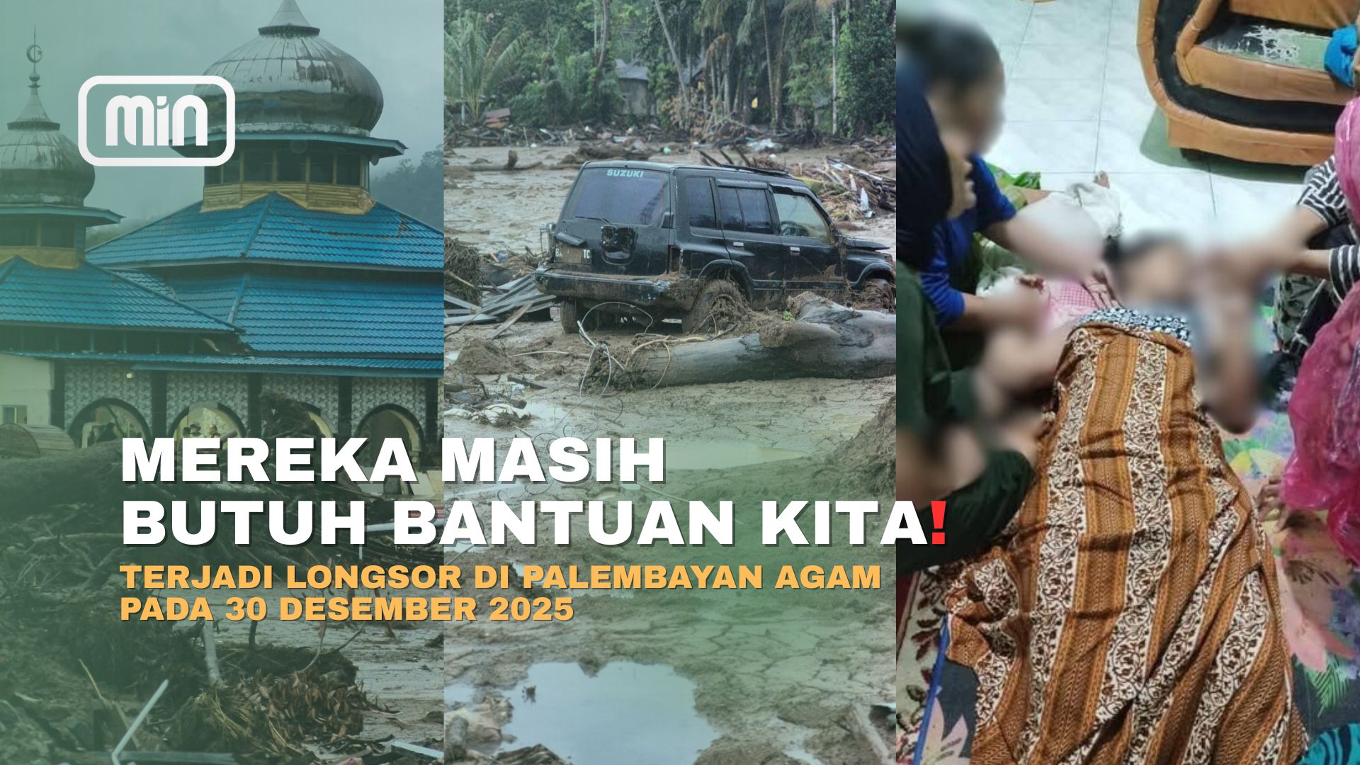 Korban Masih Berjatuhan! Mereka Masih Butuh Uluran Tangan Kita.